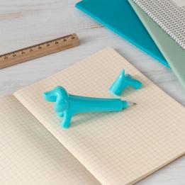 Sausage dog shaped pen - Aqua