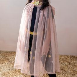 Children's glitter cape - Light pink