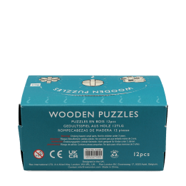 Mini wooden puzzles - Assorted