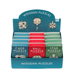 Mini wooden puzzles - Assorted