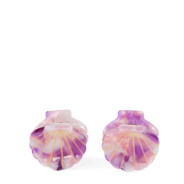 Mini hair claw clips (set of 2) - Seashells