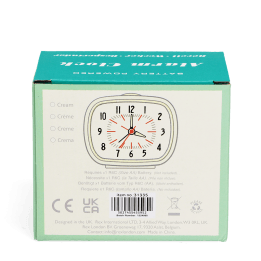 Retro alarm clock - Ivory white