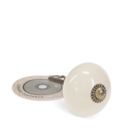 Ceramic drawer knob - Cream