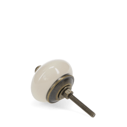 Ceramic drawer knob - Cream