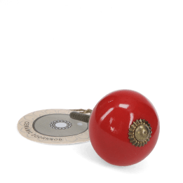 Ceramic drawer knob - Red