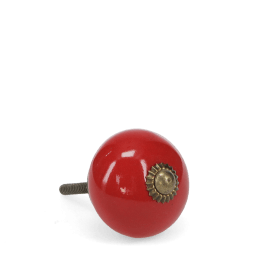 Ceramic drawer knob - Red