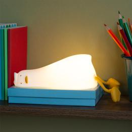 USB rechargeable dimmable night light - Lazy Duck