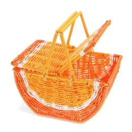 Little fruit picnic basket - Orange