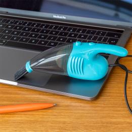 USB powered desk vacuum