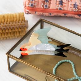 Hair claw clip - Parakeet