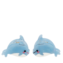 Mini hair claw clips (set of 2) - Dolphins