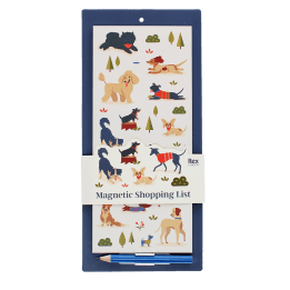 Magnetic Shopping List - Dog Park