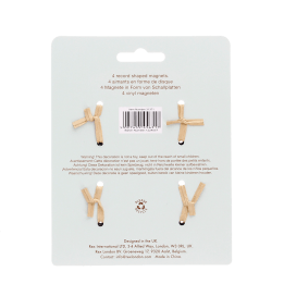 Mini music media magnets (set of 4) - Vinyl record