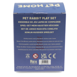 back of pet carrier box with multilingual safety warnings