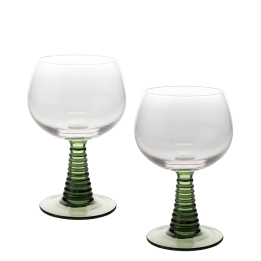 Roemer glasses (set of 2) - Green