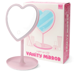 Light up vanity mirror - Heart
