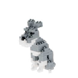 build your own schnauzer-dog completed model