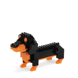 completed sausage dog model