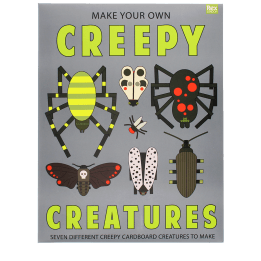 Make Your Own Creepy Creatures showing illustrations of seven different insects