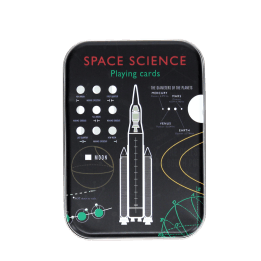 Playing cards in a tin - Space