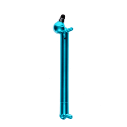 sausage dog stylus ballpoint pen in blue with cap on
