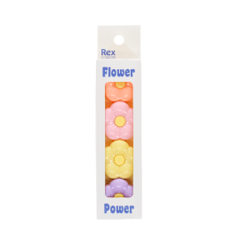 Stackable flower highlighters set in a box