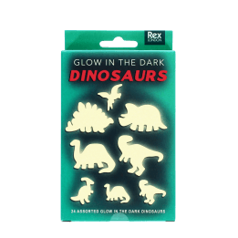 Package of 'Glow in the Dark Dinosaurs