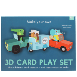 box of make your own 3d card play set