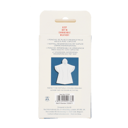Emergency rain poncho - Blue box
