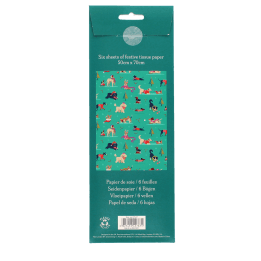 back of tissue paper packaging box with barcode