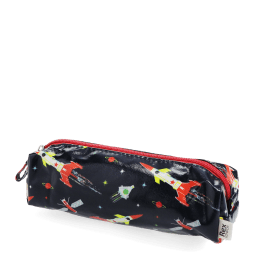 pencil case in space age print