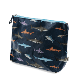 children wash bag featuring various kind of sharks print