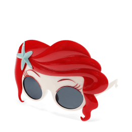funglasses with red hair frame and starfish