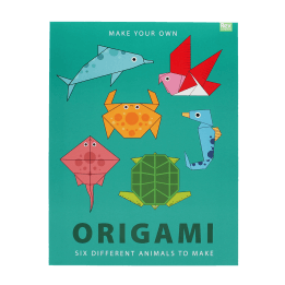 Make Your Own Origami kit featuring six different animals to make in packaging
