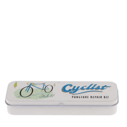 cyclist puncture puncture repair kit storage tin