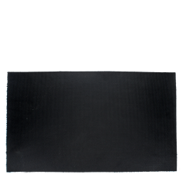 back of doormat in black rubber