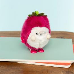 Dragon Fruit-shaped plush wind-up toy 