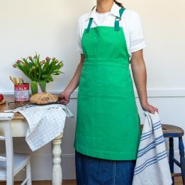 Two-tone utility apron - Green