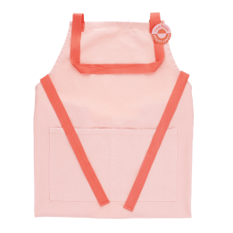 Two-tone utility apron - Pink