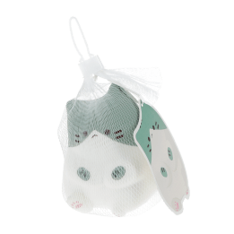 squidgy stress cat in its packaging with tag