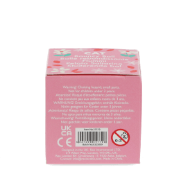 Back of bouncy ball packaging showing safety warnings.