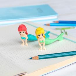  Erasers (set of 2) - Mermaid