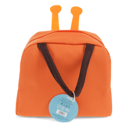 Back of giraffe lunch bag with tag