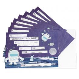 Party Invites Spaceman