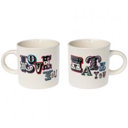 Billboard Font Love/hate Mug
