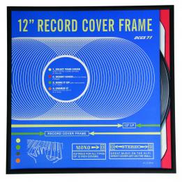 12" Black Record Cover Frame