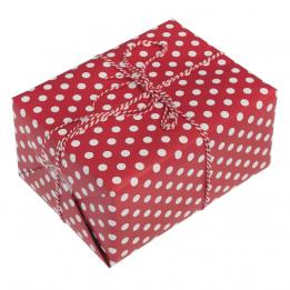 5 Sheets Of Red Retrospot Wrapping Paper