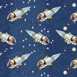 Spaceboy Wrapping Paper (5 Sheets)