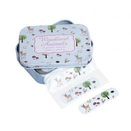 Woodland Animal Plasters In Tin