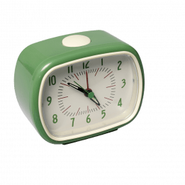 Green Retro Alarm Clock